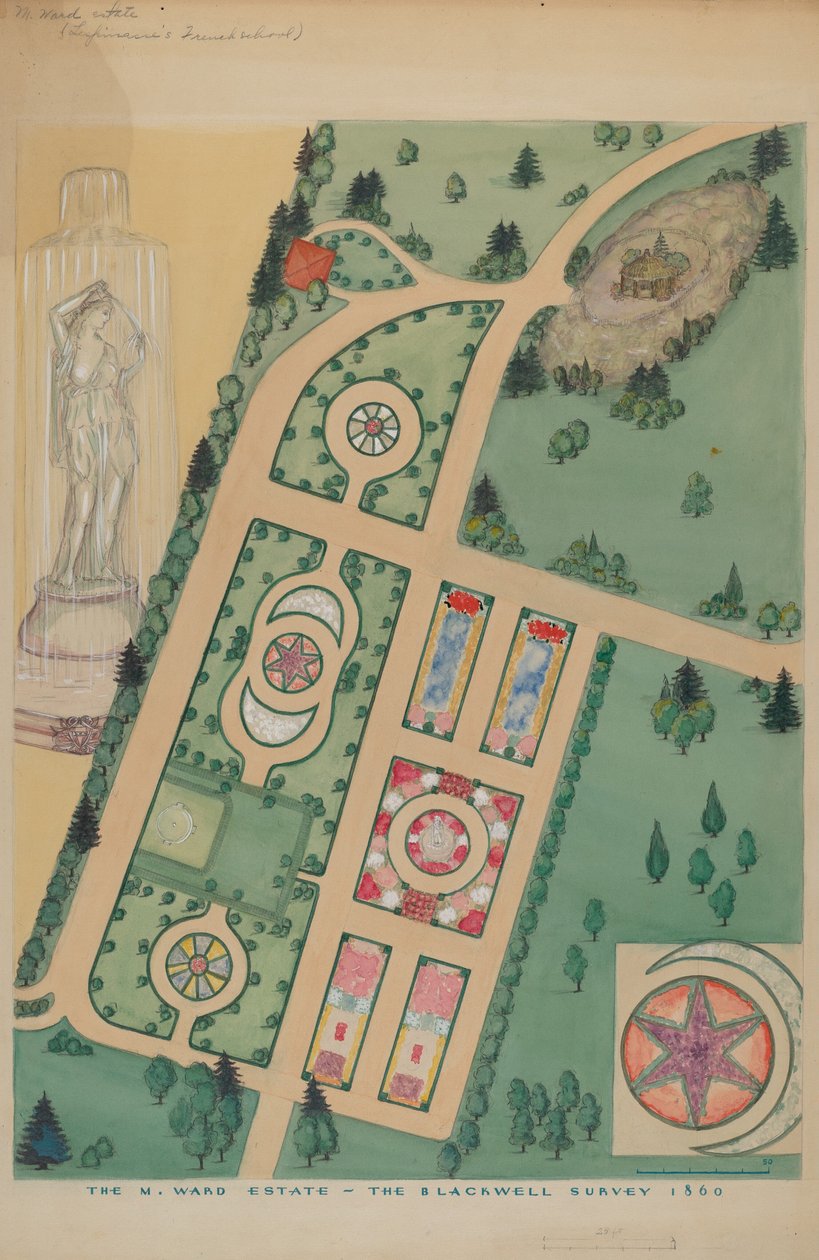 M. Ward Estate, c. 1936. alkotó: Virginia Richards