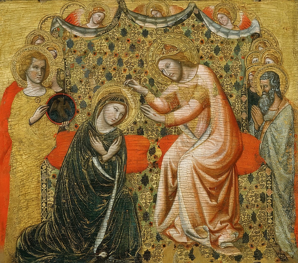 Mária megkoronázása alkotó: Vitale da Bologna