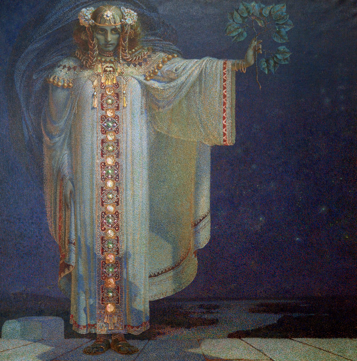 Libuse prófétanő, 1893 alkotó: Vítězslav Karel Mašek