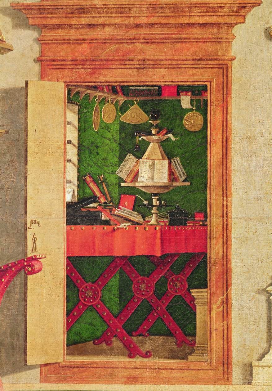 Részlet Szent Ágoston látomásából, 1502-2008 körül (932. részlet) alkotó: Vittore Carpaccio