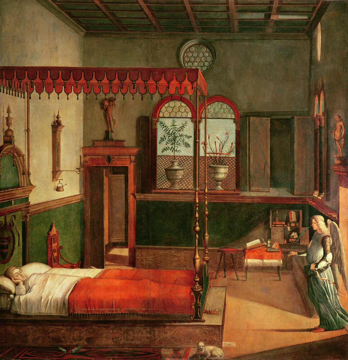 Szent Ursula álma, 1495 (tempera, vászon) (a részletekért lásd: 156167) alkotó: Vittore Carpaccio