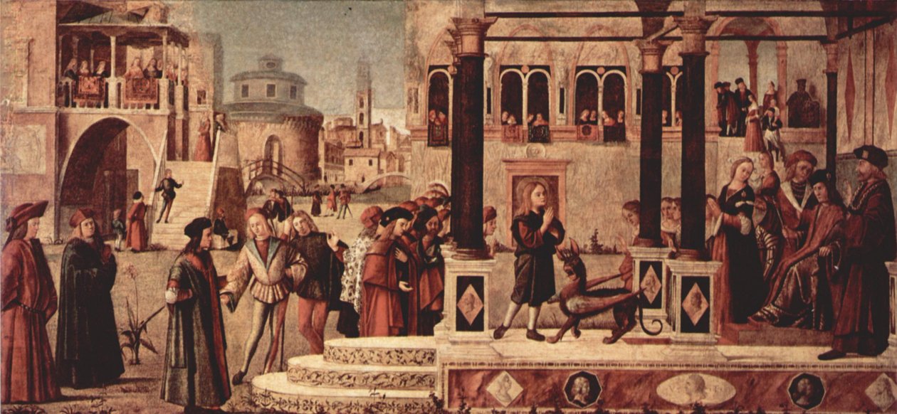 Gemäldezyklus der Kapelle der School of San Giorgio degli Schiavoni alkotó: Vittore Carpaccio