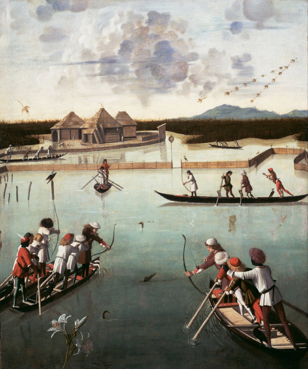 Vadászat a lagúnán alkotó: Vittore Carpaccio