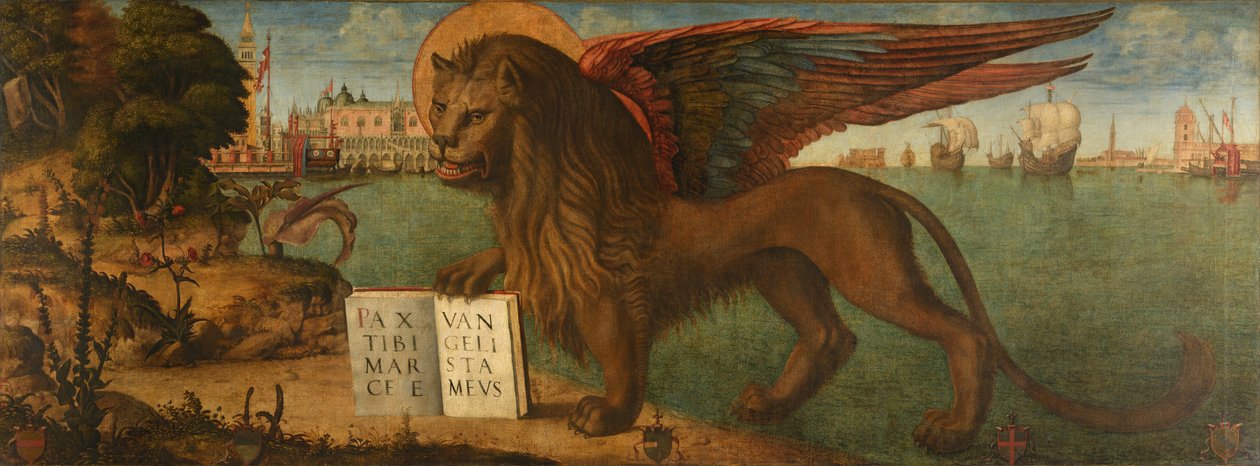 Oroszlán vonul és megy alkotó: Vittore Carpaccio