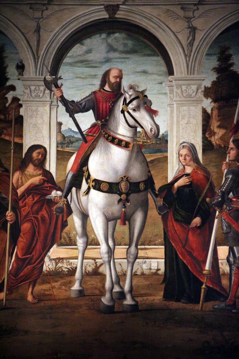 San Vitale lóháton alkotó: Vittore Carpaccio
