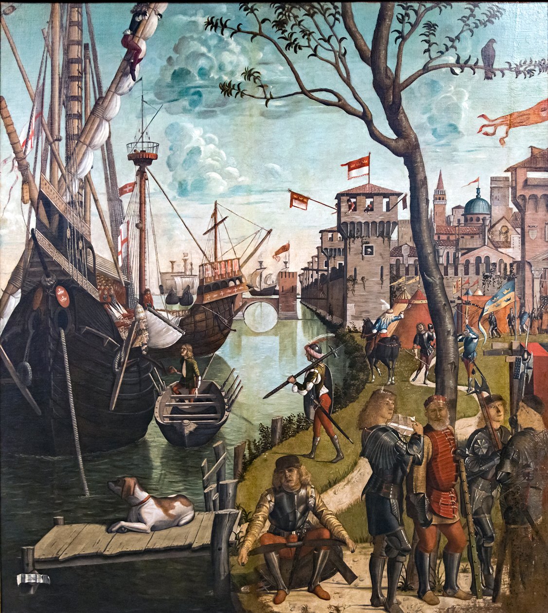Érkezés Kölnbe alkotó: Vittore Carpaccio