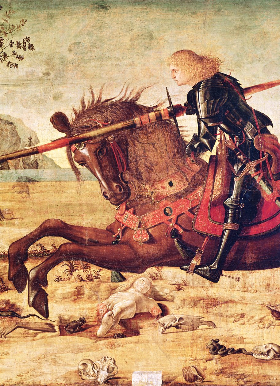 Részlet: Szent György megöli a sárkányt, 1502-2007 körül alkotó: Vittore Carpaccio