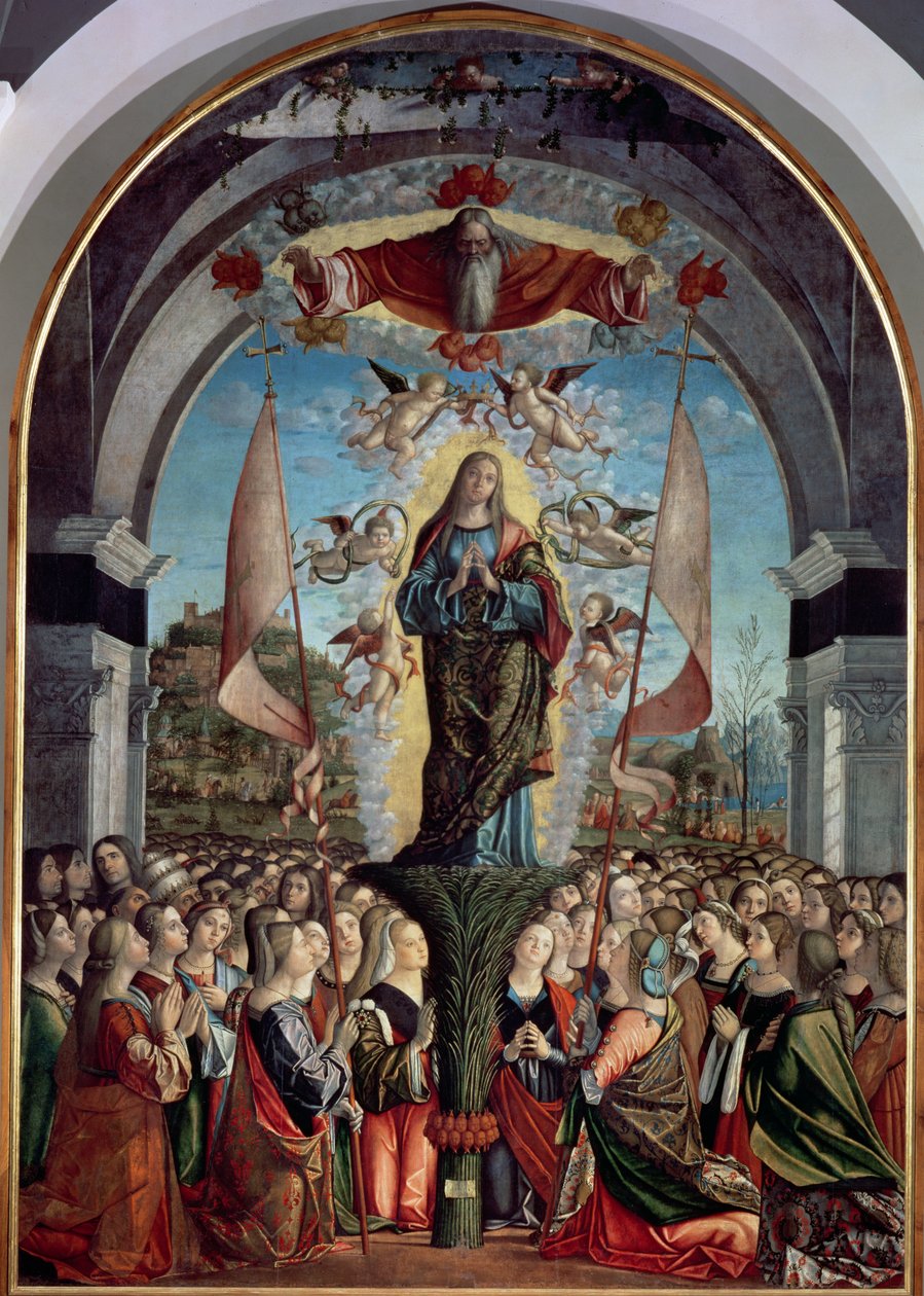 Szent Orsolya és társai dicsőítése alkotó: Vittore Carpaccio