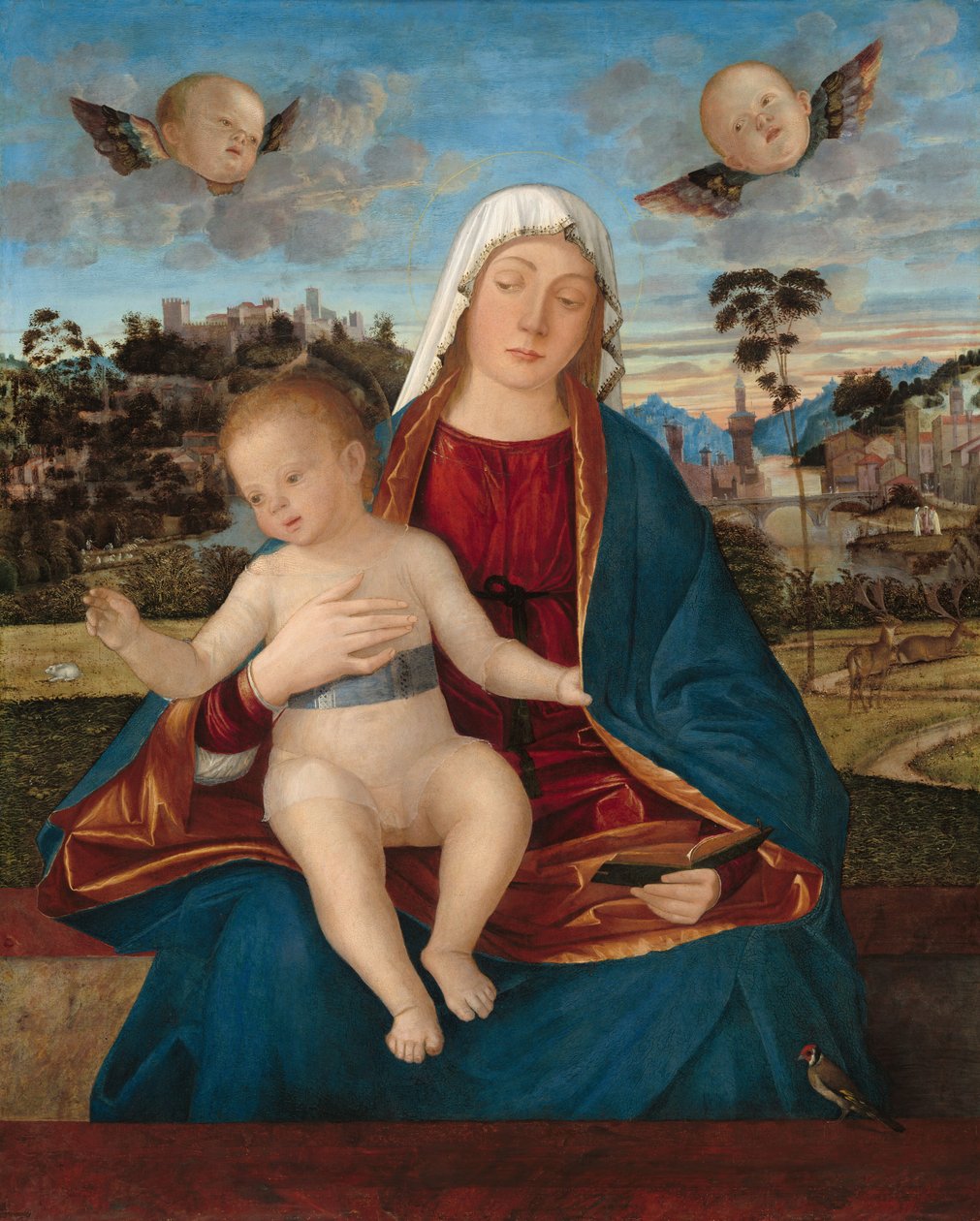 Madonna és gyermeke, c. 15051510. alkotó: Vittore Carpaccio