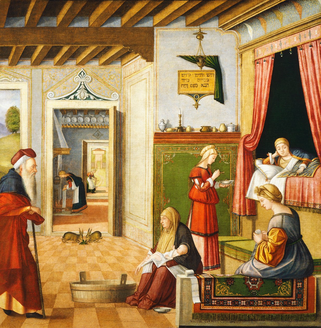 Szűz születése alkotó: Vittore Carpaccio