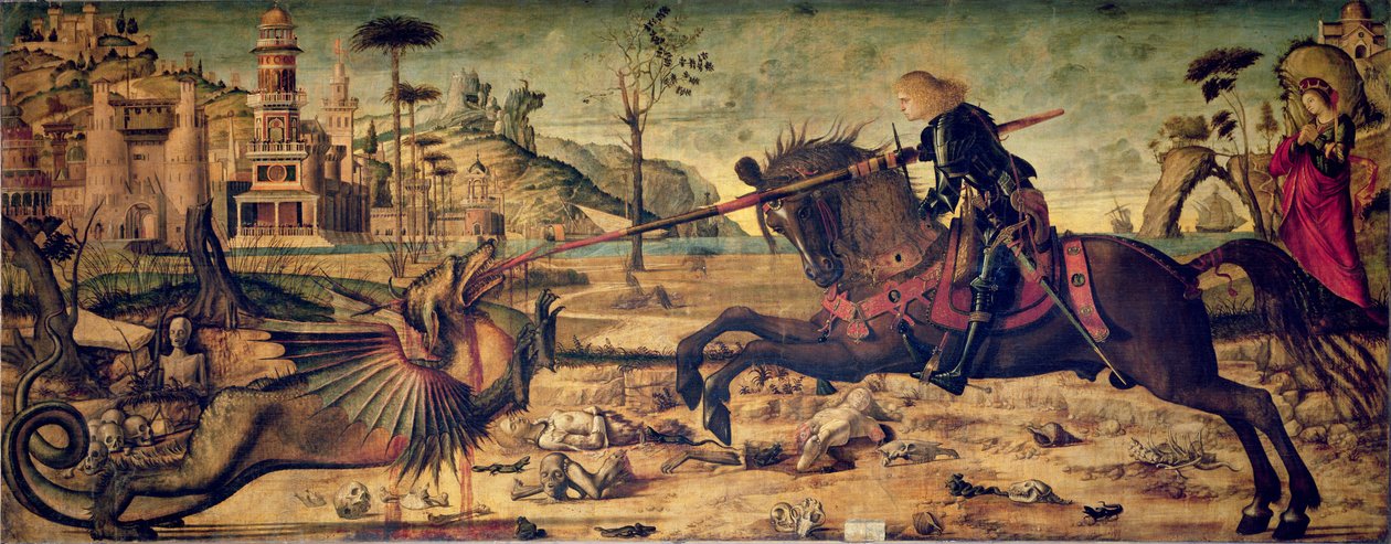 Szent György megöli a sárkányt, 1502-07 alkotó: Vittore Carpaccio