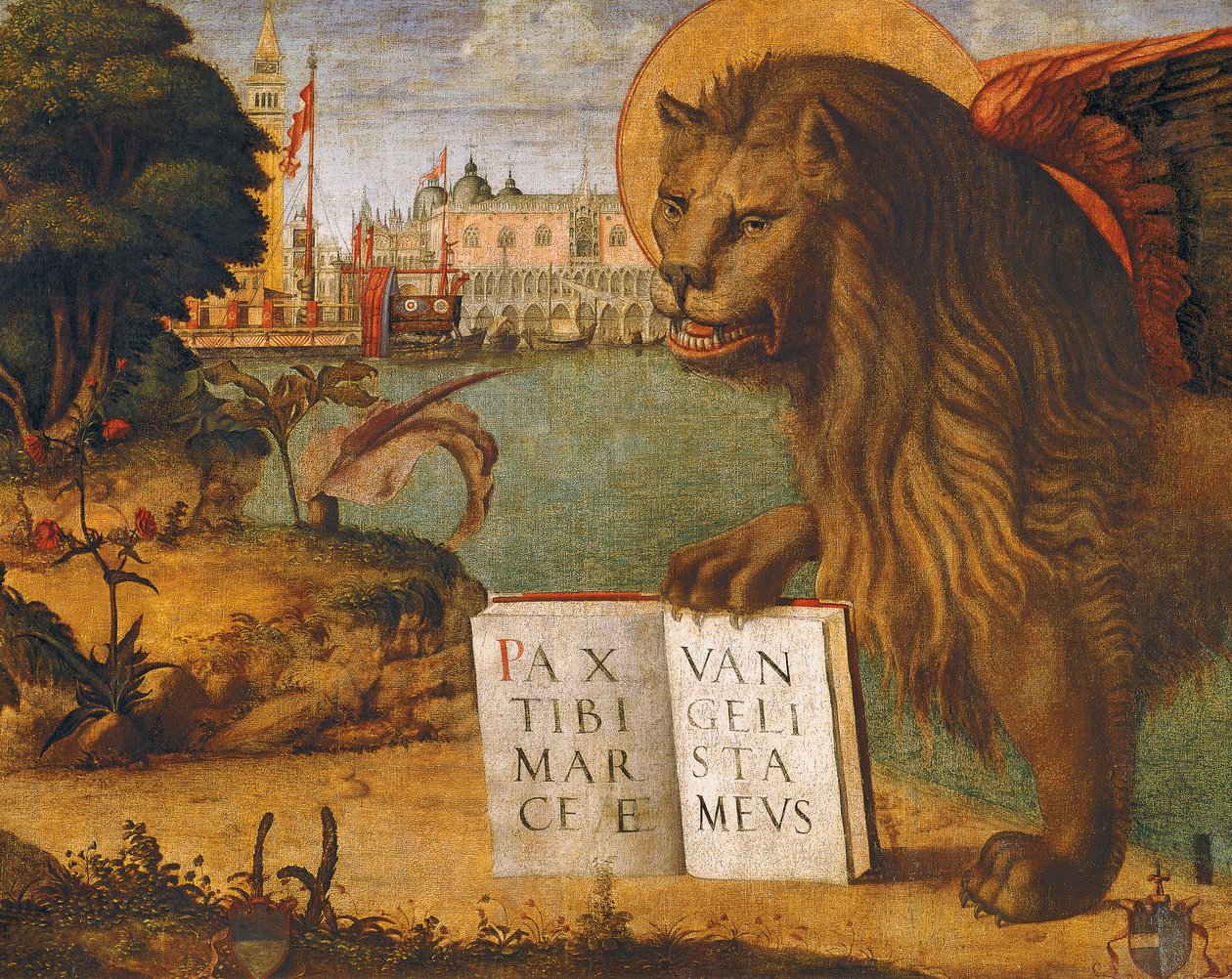 Szent Márk oroszlánja, Vittore Carpaccio (kb. 1465-1525 vagy 1526) alkotó: Vittore Carpaccio