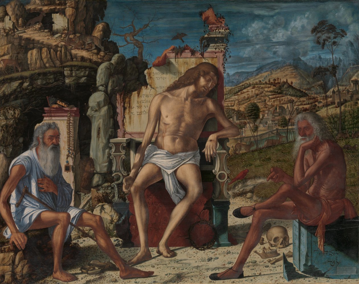 Meditáció a szenvedélyről, kb. 1490. alkotó: Vittore Carpaccio
