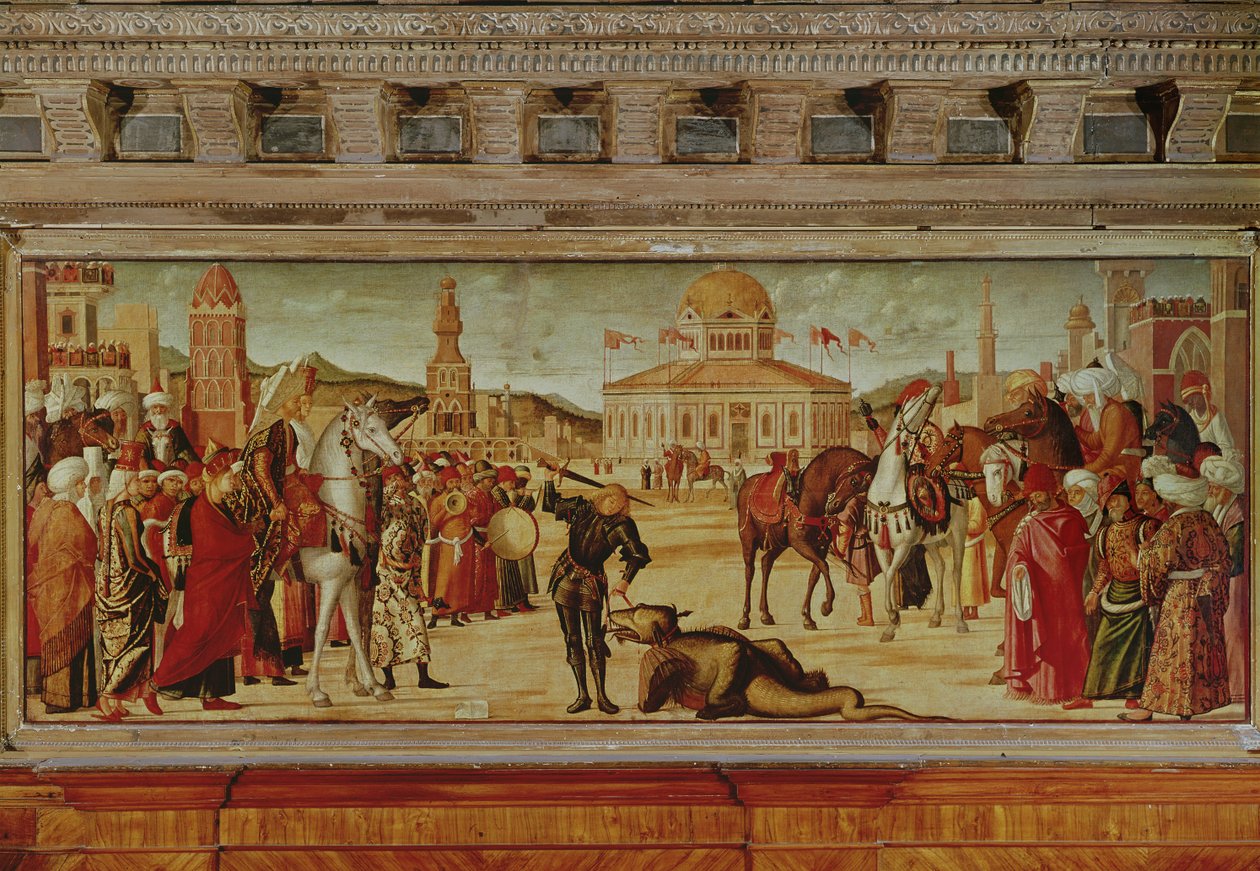 Szent György diadala, 1501-7 alkotó: Vittore Carpaccio
