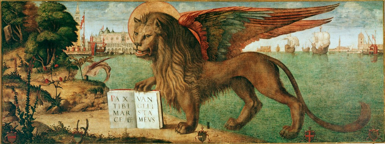 Szent Márk oroszlánja (Festmény alkotó: Vittore Carpaccio