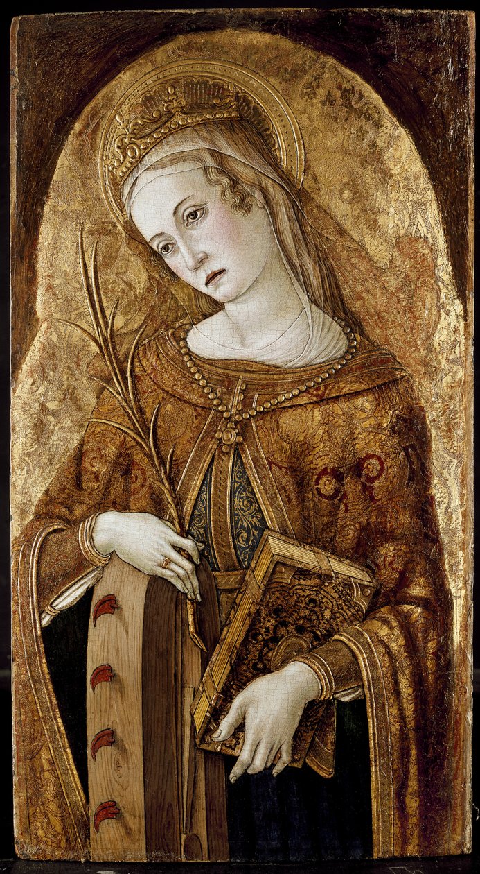 Alexandriai Szent Katalin, 15. század alkotó: Vittore Crivelli