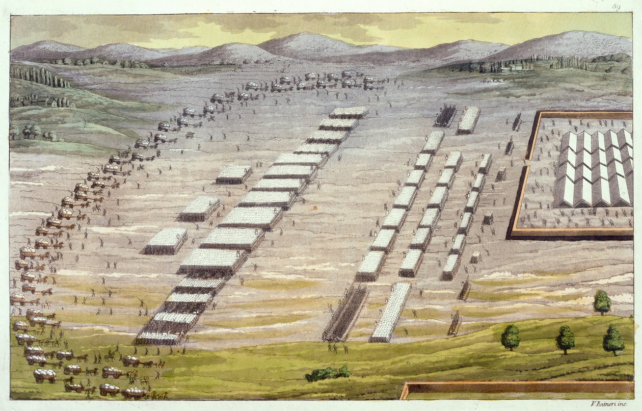 Ókori kelták vagy gallok a csatában, 1800-1818 körül alkotó: Vittorio Raineri