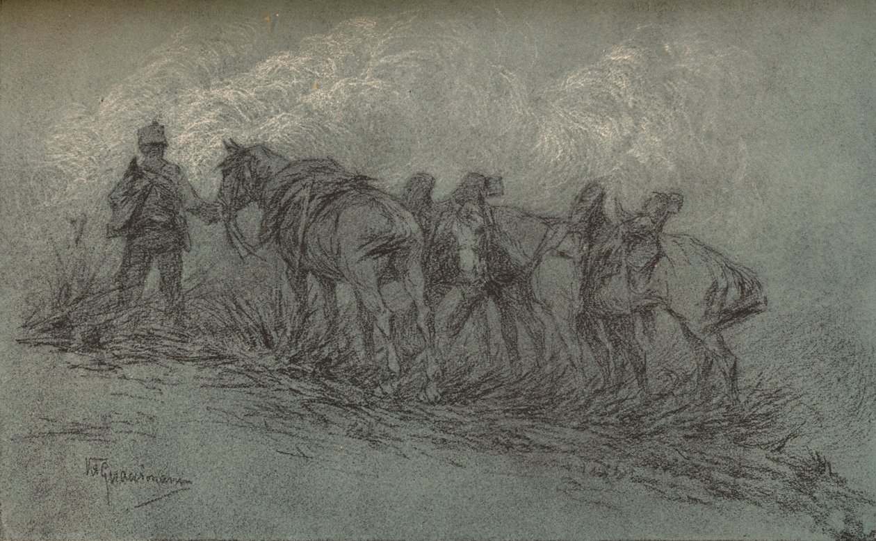 Vittorio Guaccimanni krétatanulmánya, 1900 körül alkotó: Vittorio Guaccimanni
