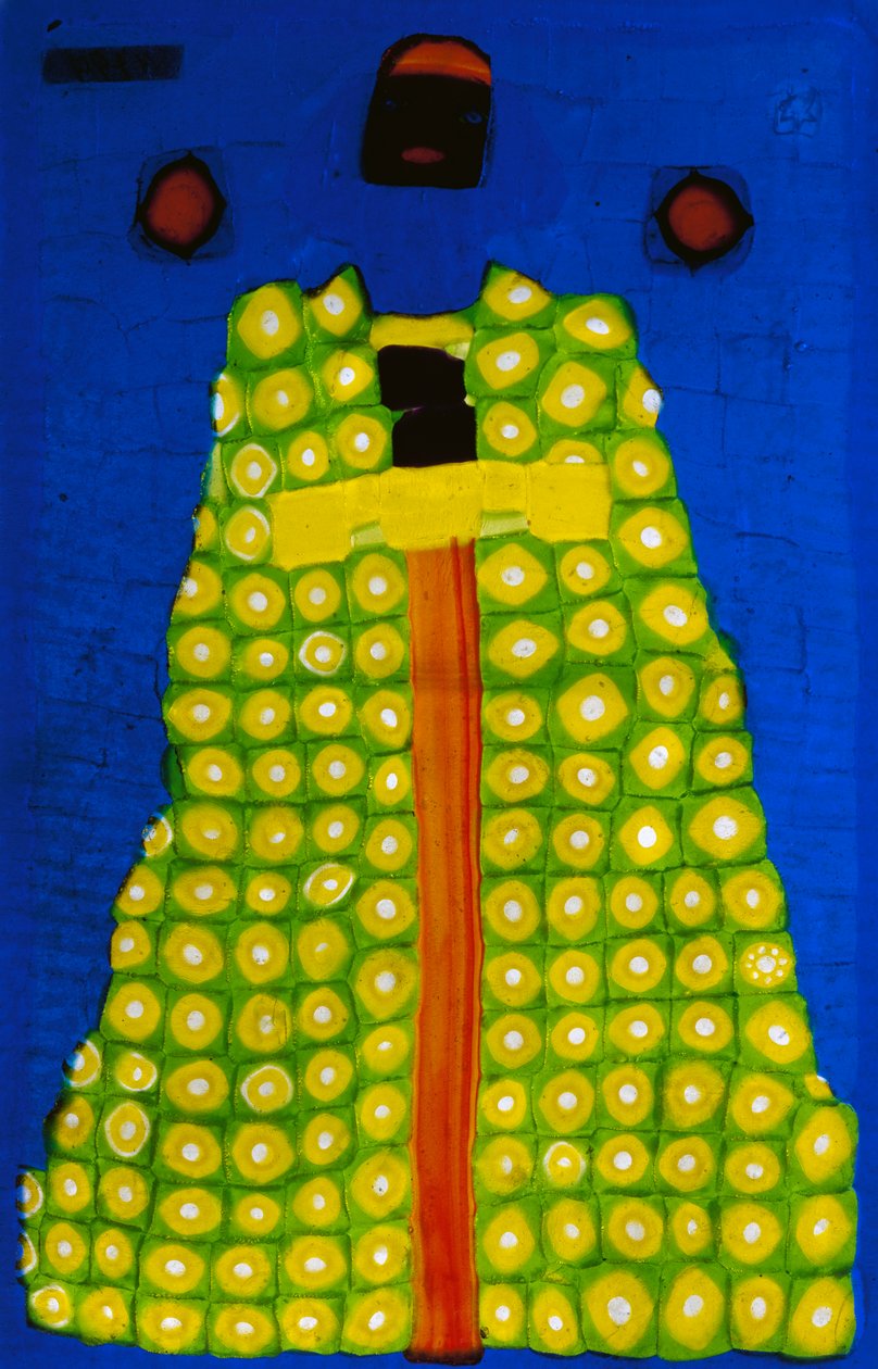 Barbaro, Vittorio Zecchin (1878-1947), mozaiküveg lemez, Artisti Barovier által az 1914-es Velencei Biennálére. Olaszország, 20. század. alkotó: Vittorio Zecchin