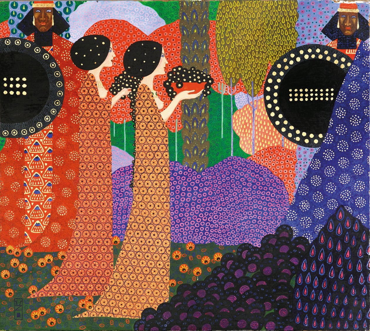 Ezeregy éjszaka, 1914. alkotó: Vittorio Zecchin