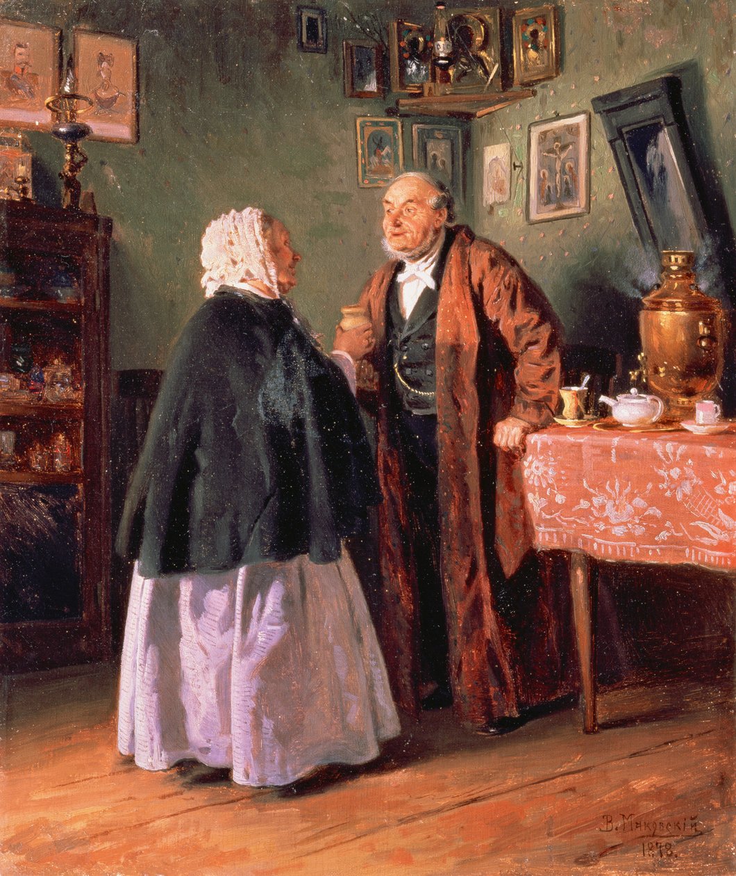 Gratulálok, 1878 alkotó: Vladimir Egorovic Makovsky