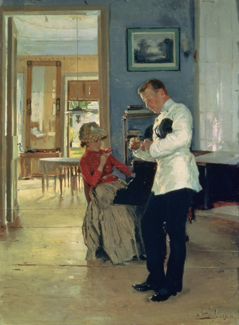 Szerelmi nyilatkozat, 1889-91 alkotó: Vladimir Egorovic Makovsky