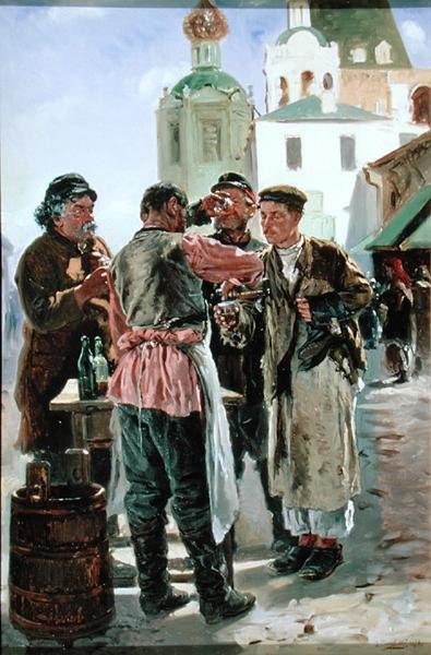Kvasz eladó, 1879 alkotó: Vladimir Egorovic Makovsky