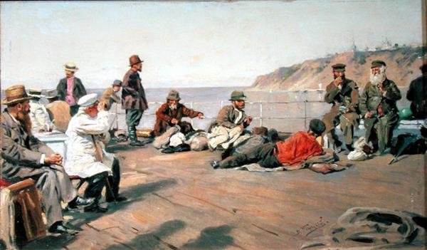 A fedélzeten, 1920 alkotó: Vladimir Egorovic Makovsky
