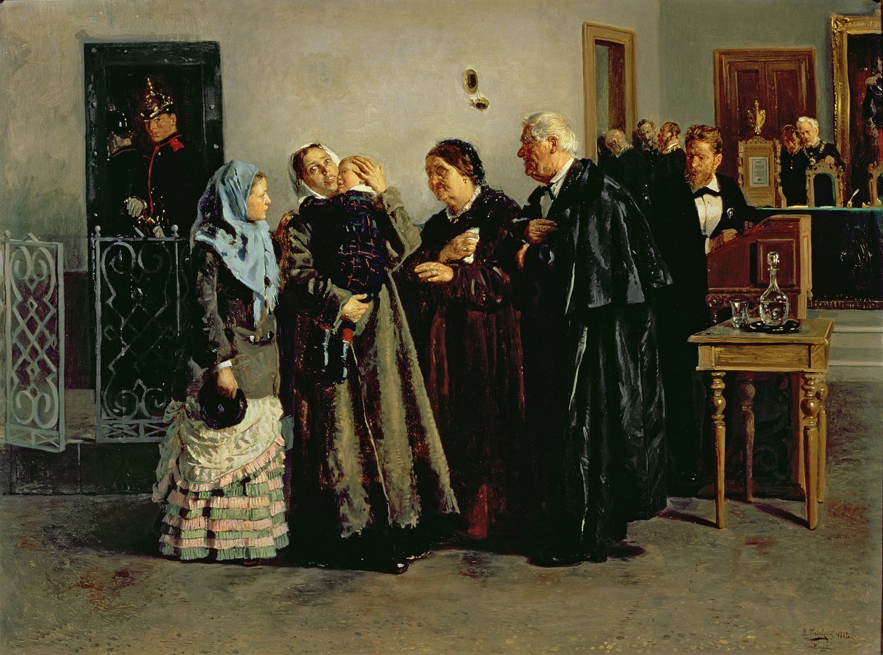 Ítélet, „Nem bűnös”, 1882 alkotó: Vladimir Egorovic Makovsky