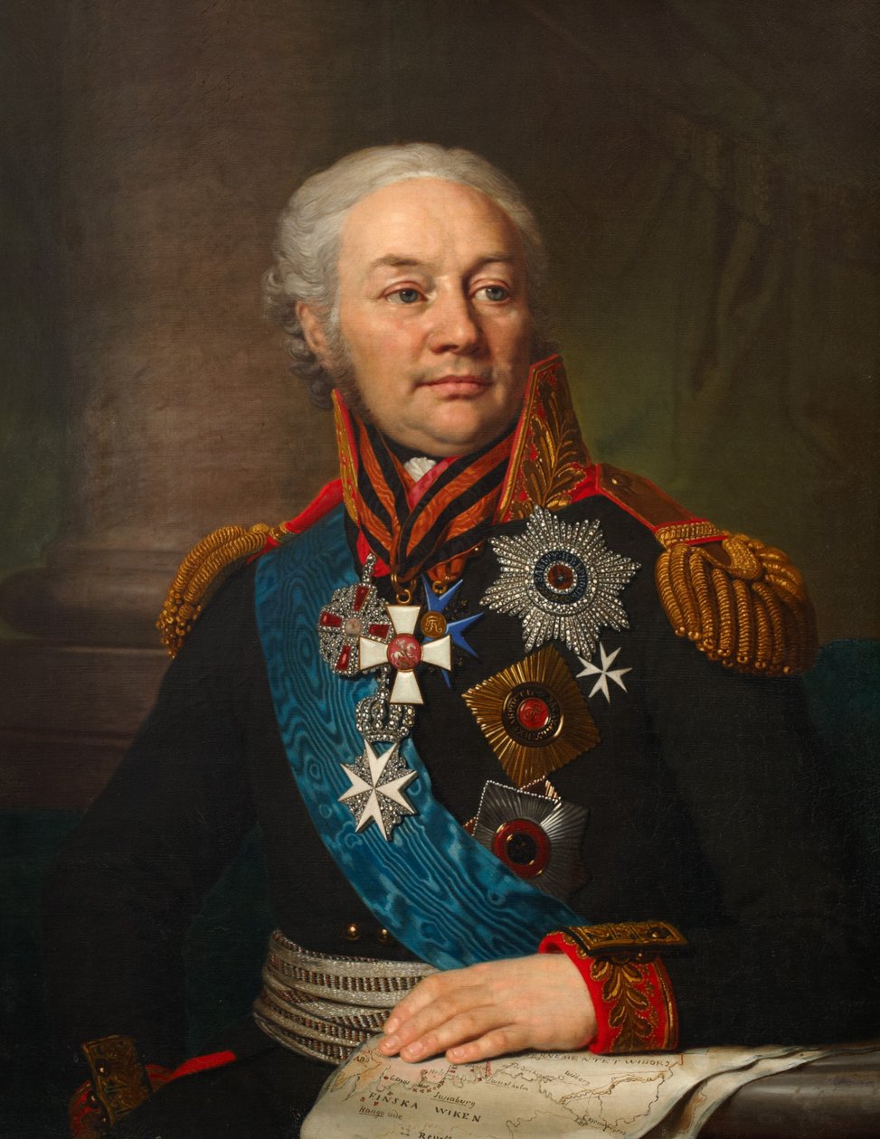 Friedrich von Buxhoeveden gróf, 1809 alkotó: Vladimir Lukich Borovikovsky