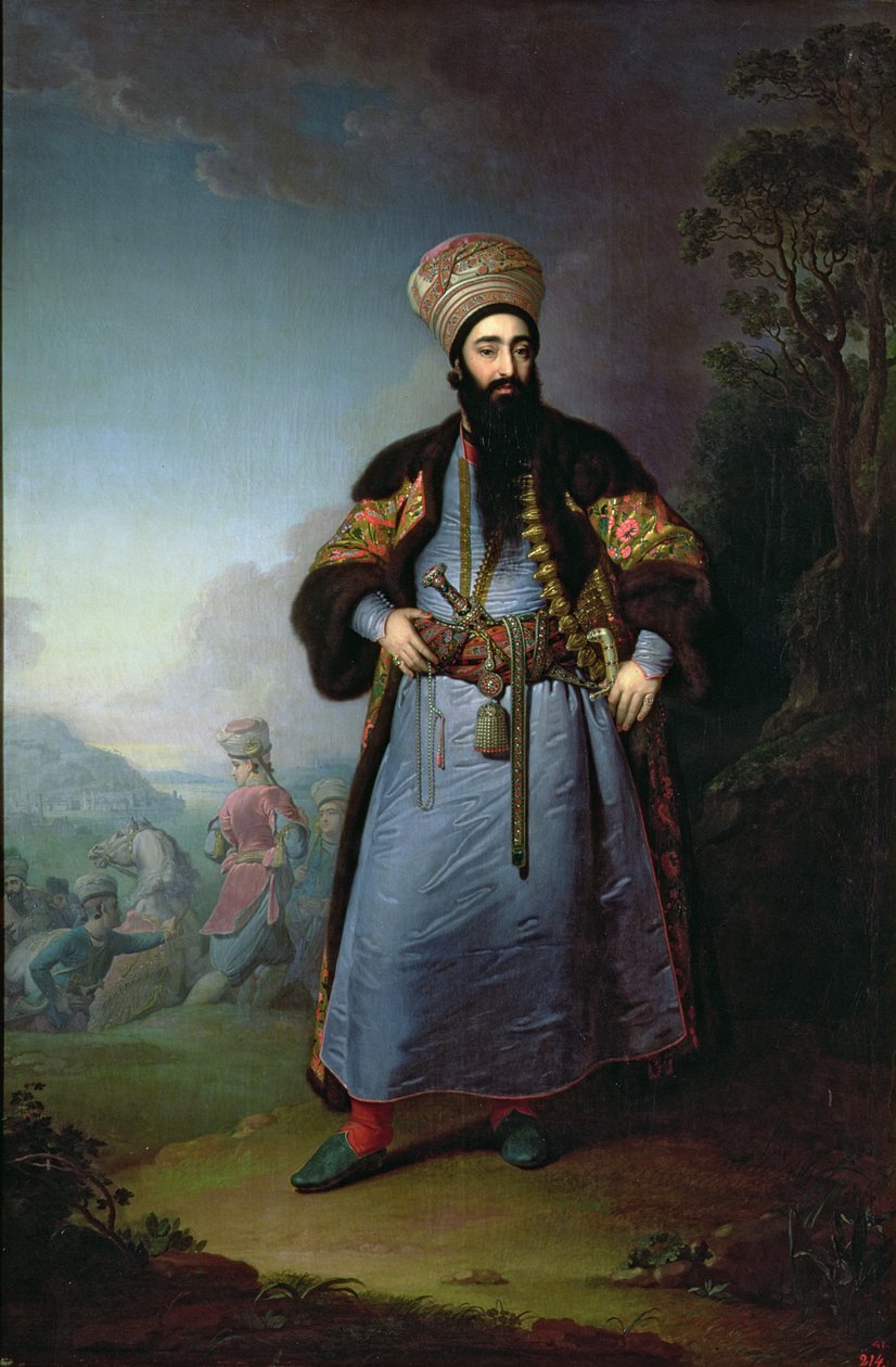 Murtaza-Kuli-Khan (†1800) portréja, Aga-Mahommed, a perzsa sah testvére, 1796 alkotó: Vladimir Lukich Borovikovsky
