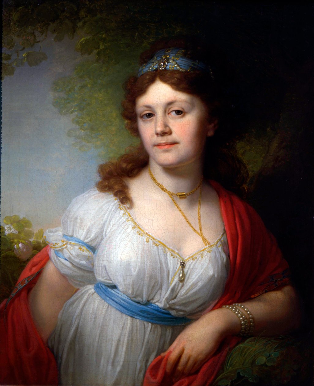 Erzsébet Temkina portréja, 1798. alkotó: Vladimir Borovikovsky