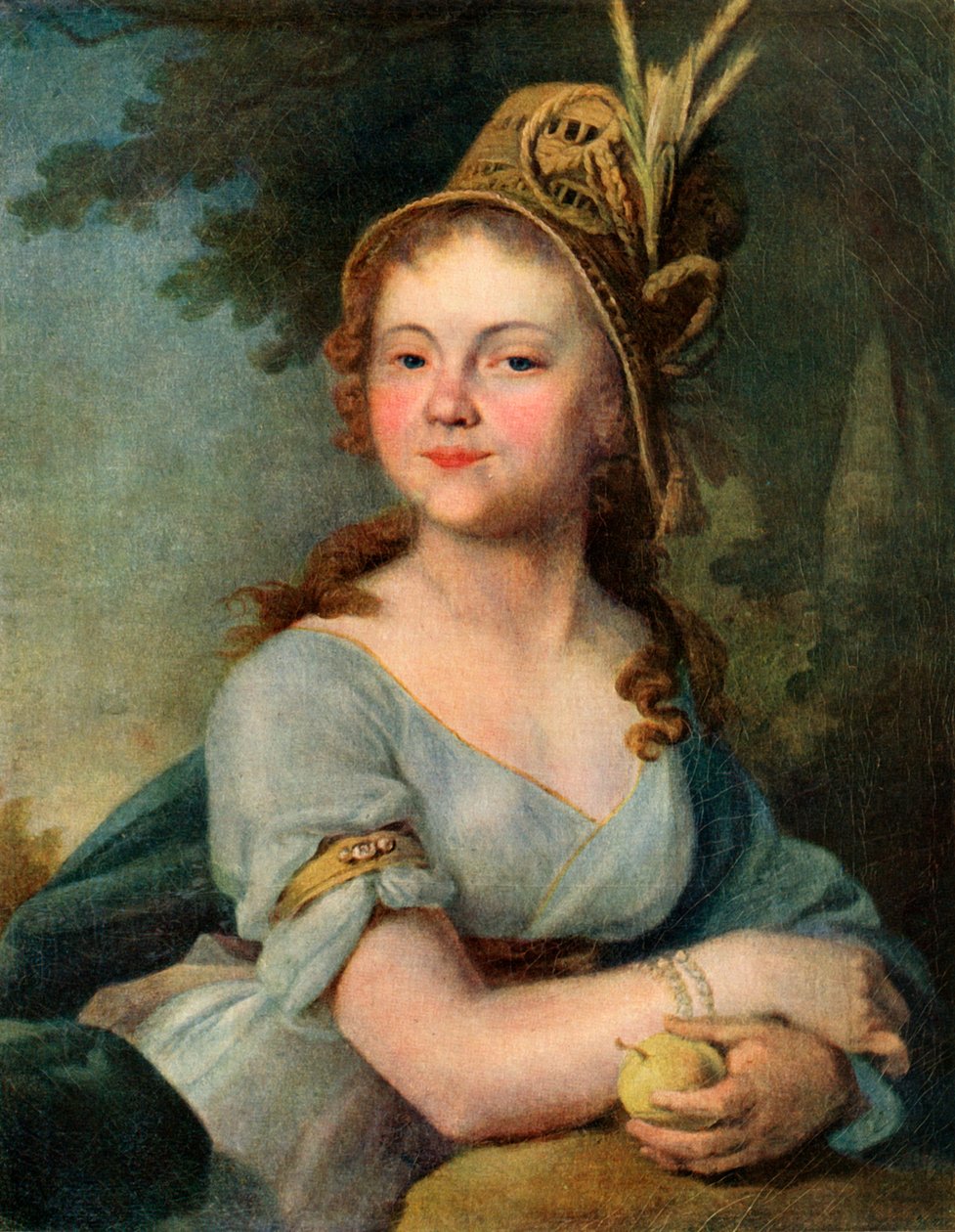 „V. I. Arsenyev portréja”, 1790-es évek közepe, 1939. alkotó: Vladimir Borovikovsky