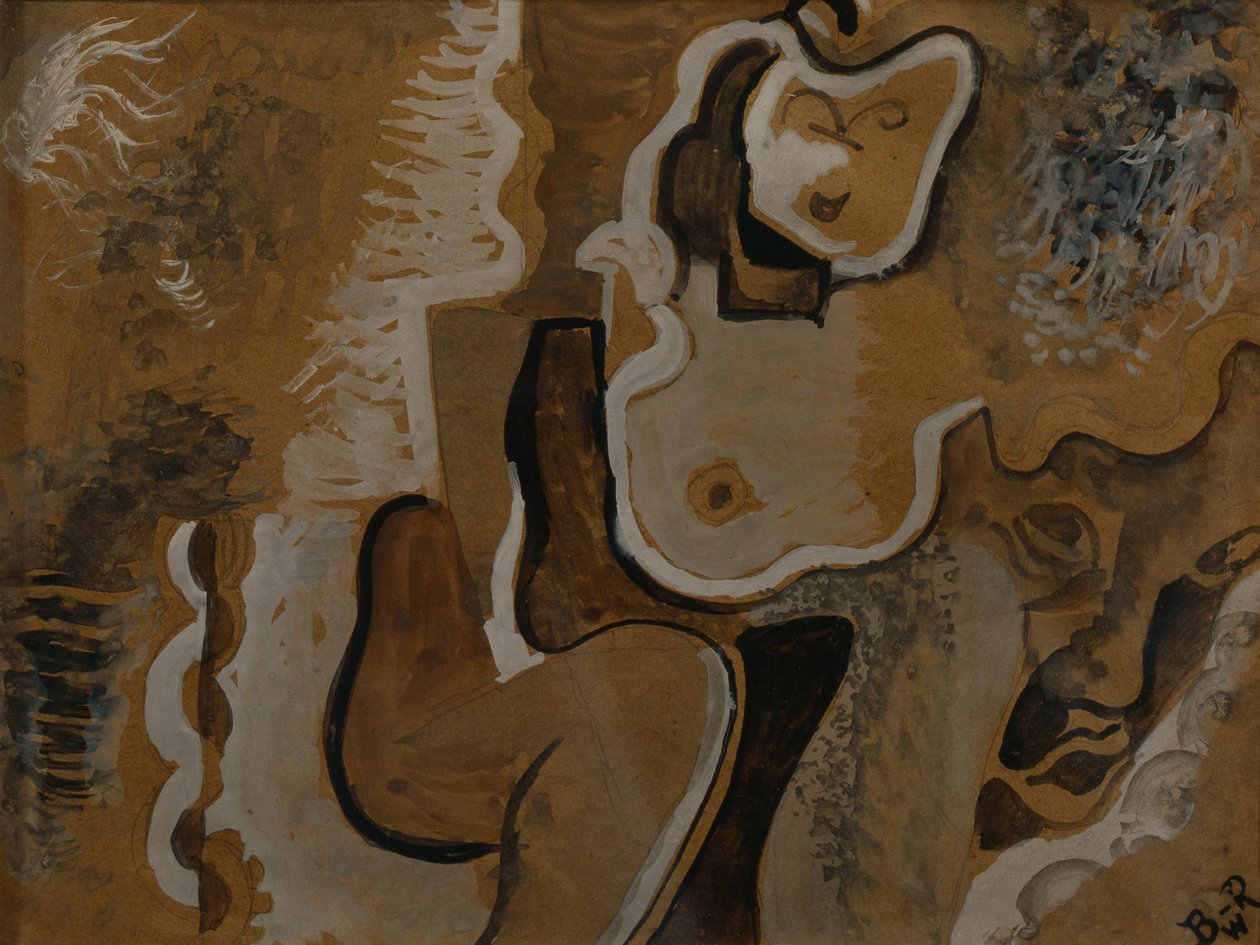 Absztrakt kompozíció, c. 1913 alkotó: Daniel Vladimir Baranoff Rossine