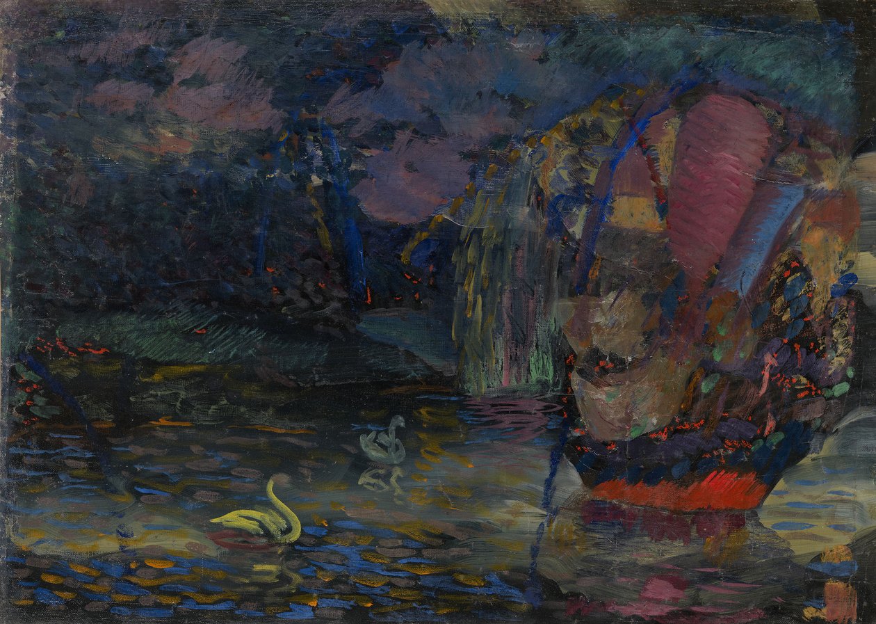 Tündértó, 1909-1910 alkotó: Daniel Vladimir Baranoff Rossine
