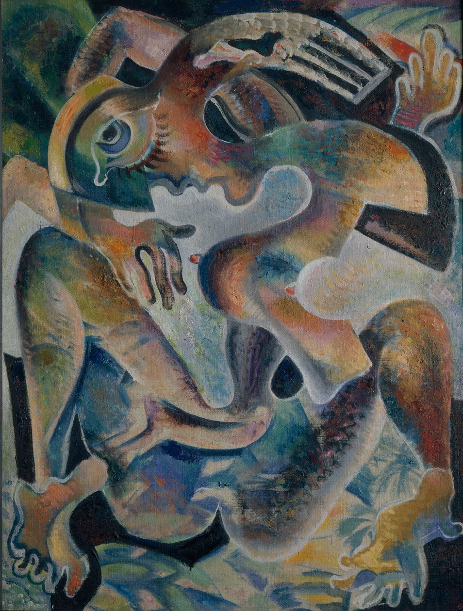 Akt absztrakcióban, 1926 alkotó: Daniel Vladimir Baranoff Rossine