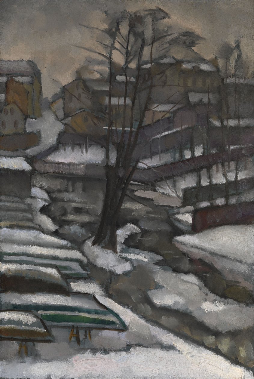 Szentpétervár télen alkotó: Daniel Vladimir Baranoff Rossine