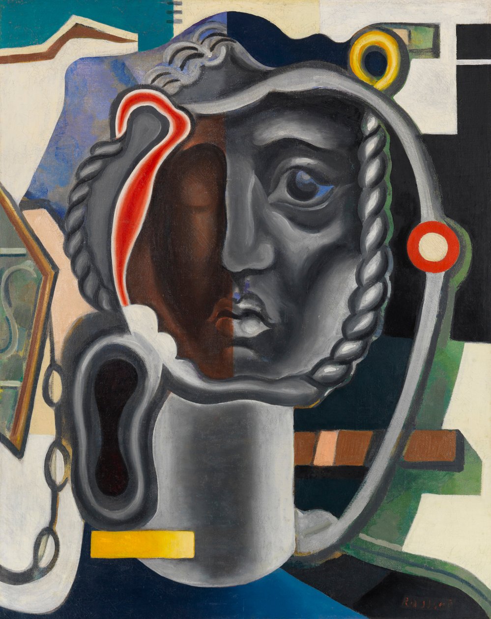 Mechanikai fej Gépészeti fej, kb. 1925-1928. alkotó: Daniel Vladimir Baranoff Rossine