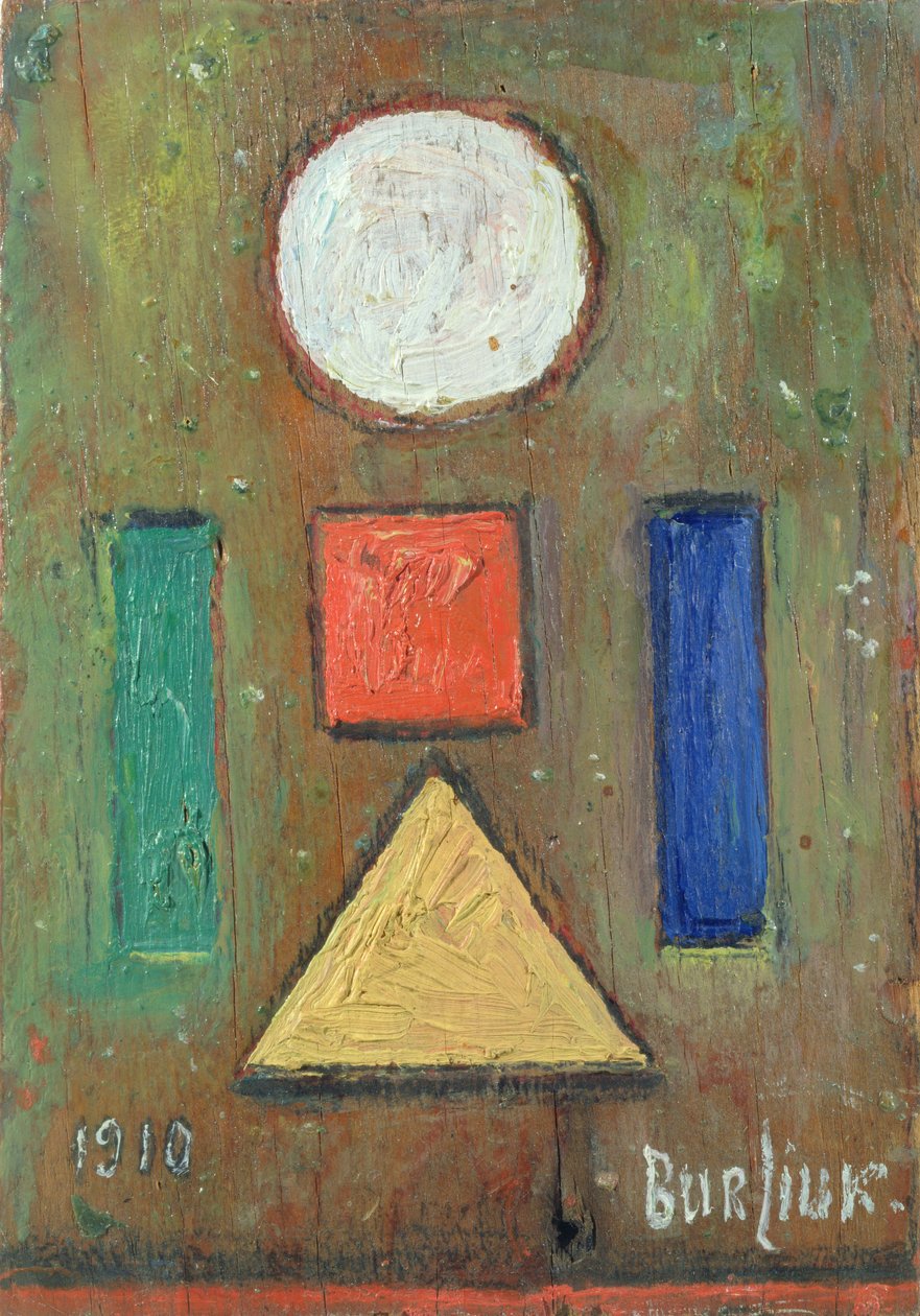 Tisztelet Cezanne előtt alkotó: Vladimir Davidovich Burliuk