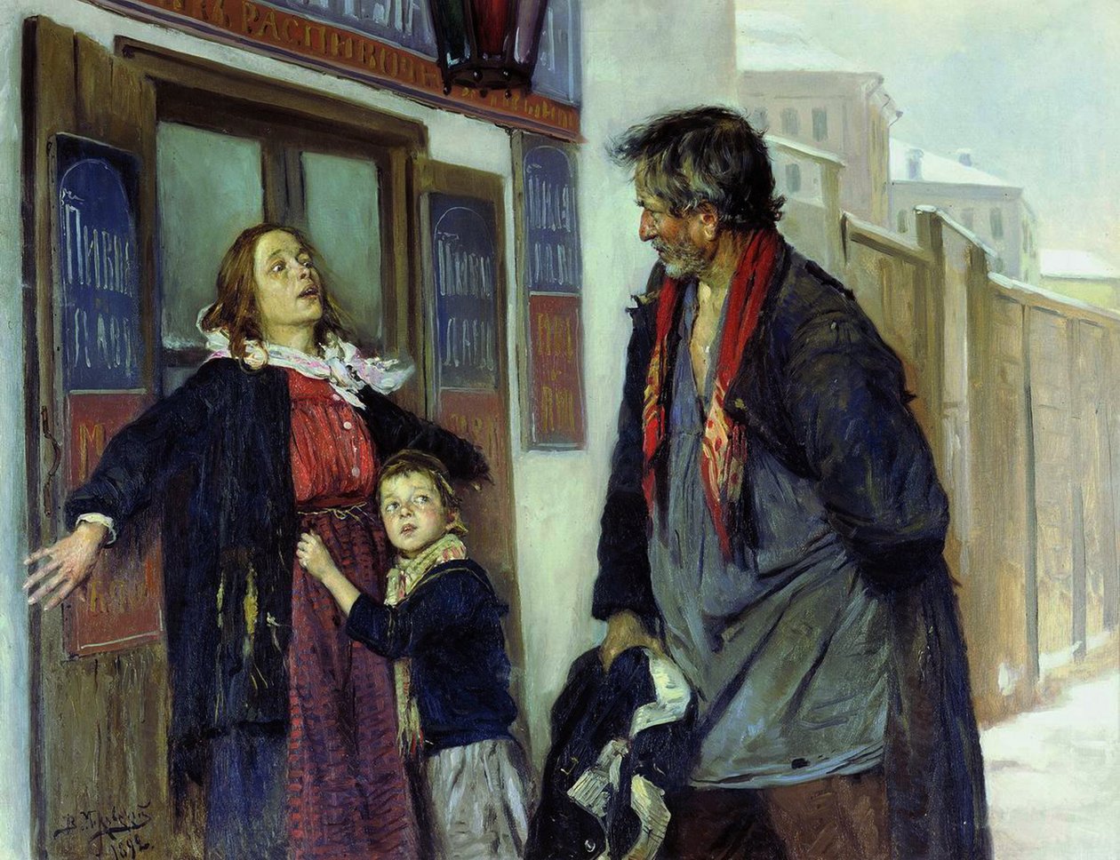 Nem engedem be!, 1892 alkotó: Vladimir Egorovic Makovsky