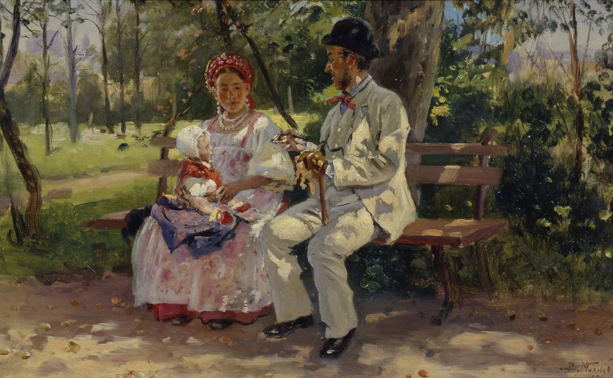 A körúton, 1894 alkotó: Vladimir Egorovic Makovsky