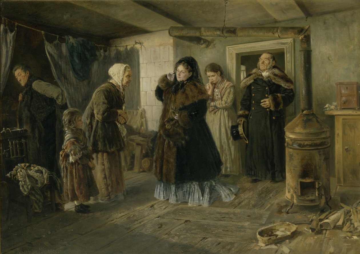Filantrópok, 1874 alkotó: Vladimir Egorovic Makovsky