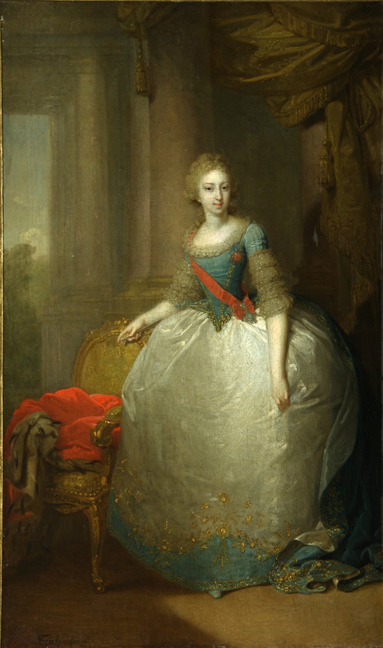 Elena Pavlovna orosz nagyhercegnő 1784-1803, 1797 alkotó: Vladimir Lukich Borovikovsky