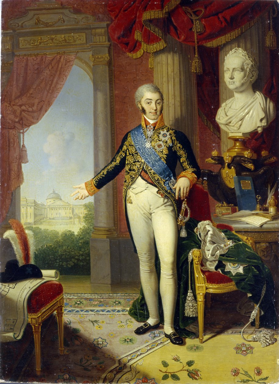 Nyikolaj Petrovics Seremetyev (1751-1809) gróf portréja (N. P. Seremetev gróf portréja). Vlagyimir Lukics Borovikovszkij (vagy Borovikovski) (1757-1825) festménye, olaj, vászon alkotó: Vladimir Lukich Borovikovsky