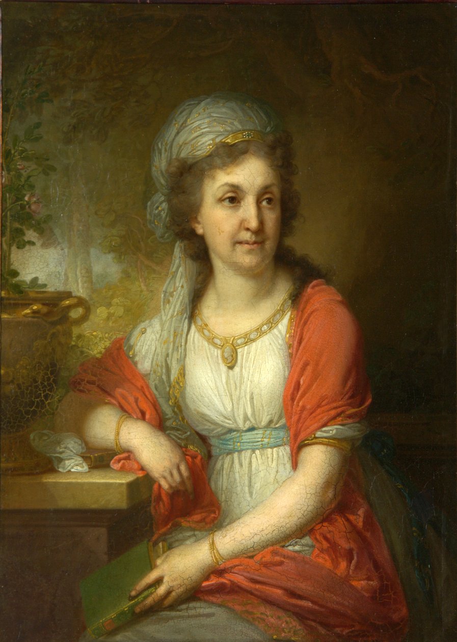 Jekatyerina Alekszejevna Musina-Puskina kontréja, 1797 alkotó: Vladimir Lukich Borovikovsky
