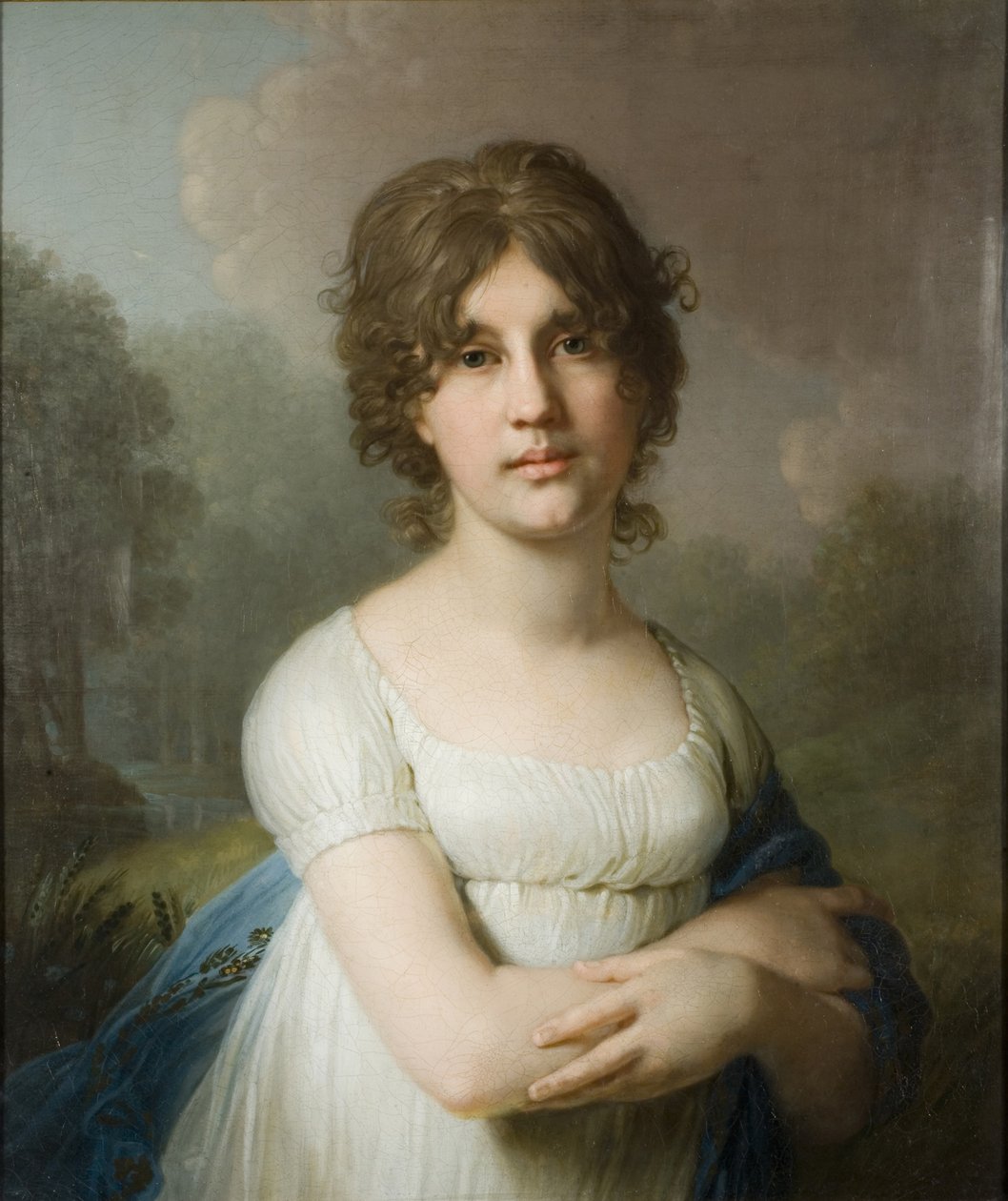 Jekatyerina Gavriilovna Gagarina grófnő portréja 1783-1861, 1801 alkotó: Vladimir Lukich Borovikovsky
