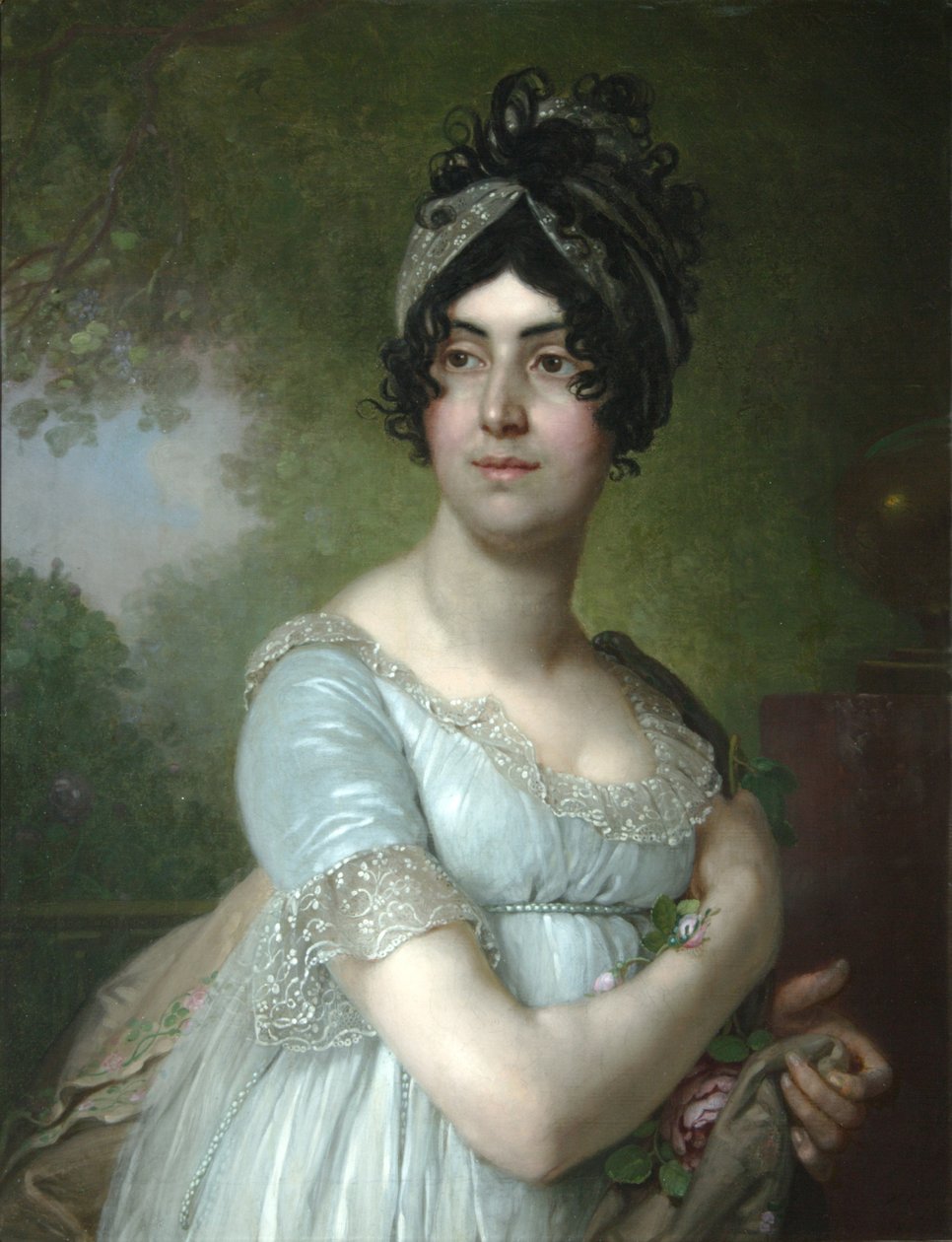 Darja Szemjonovna Jakovleva portréja, 1801 alkotó: Vladimir Lukich Borovikovsky