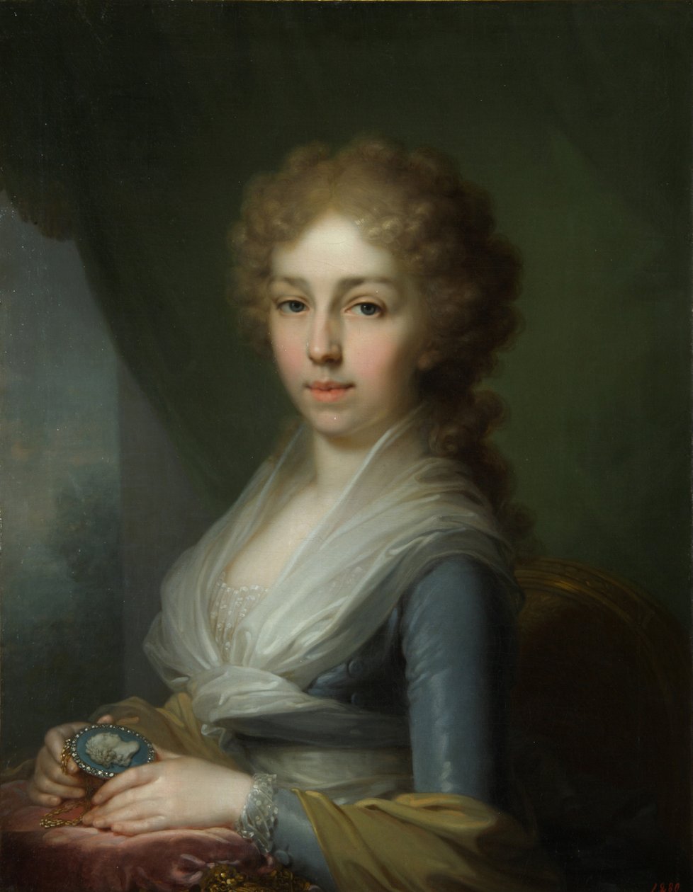 Erzsébet Alekszejevna nagyhercegnő portréja 1779-1826, 1795 alkotó: Vladimir Lukich Borovikovsky