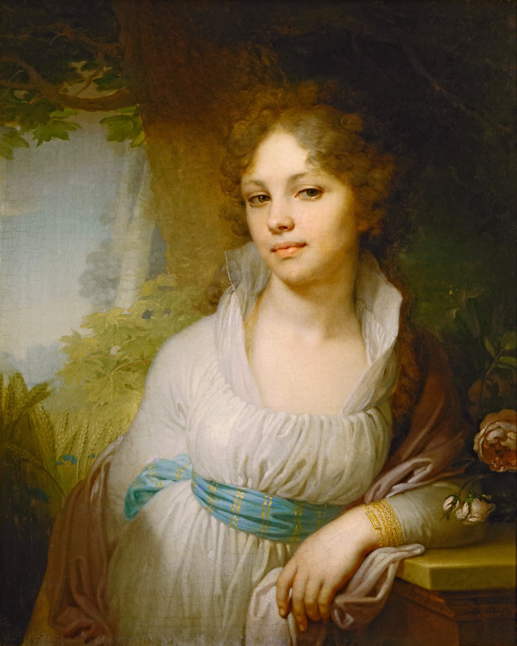 Maria Lopukhina portréja, 1797 alkotó: Vladimir Lukich Borovikovsky