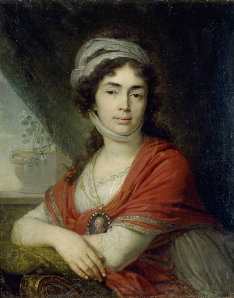 Maria Marfa Dmitrievna Dunina portréja, született Norova, 1799 alkotó: Vladimir Lukich Borovikovsky